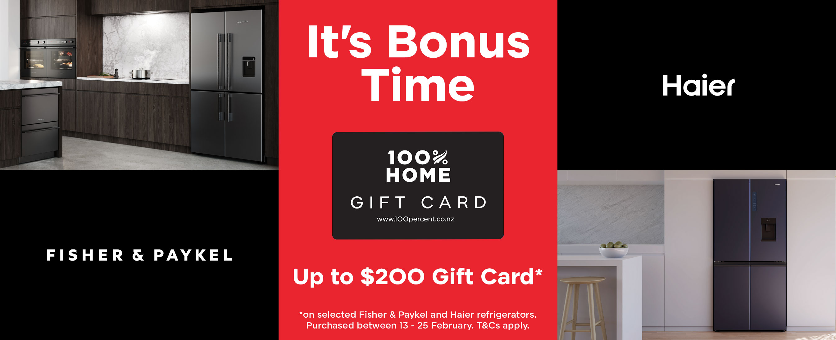 Fisher & Paykel Haier Its Bonus Time