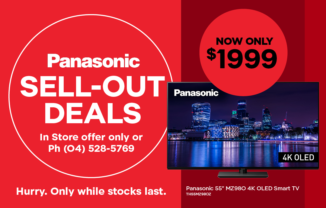1OO% Newbolds Upper Hutt Panasonic Sell-Out Deals